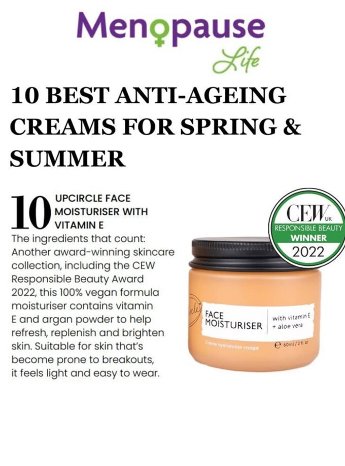 Face Moisturiser with Vitamin E + Aloe Vera 60 ml.