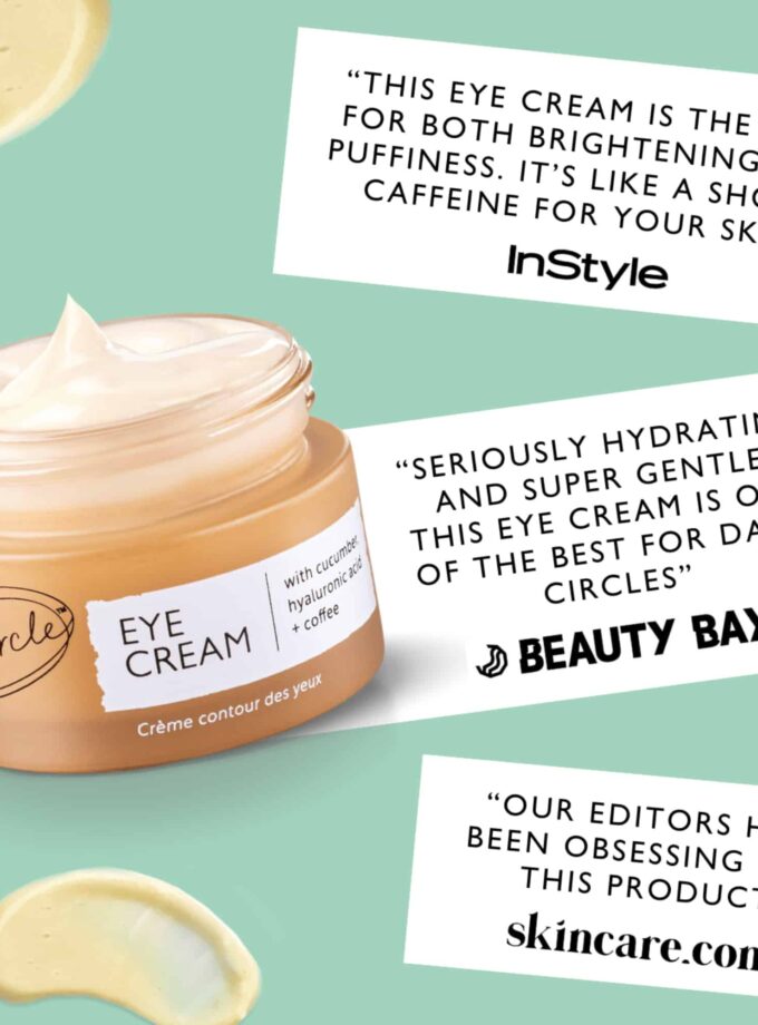 Eye Cream with Cucumber, Hyaluronic Acid + Coffee 15 ml.